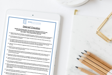 debrief checklist
